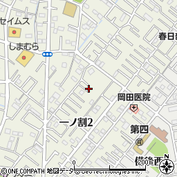 埼玉県春日部市一ノ割2丁目2-31周辺の地図