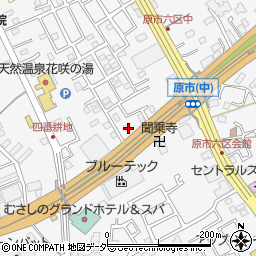 埼玉県上尾市原市600周辺の地図