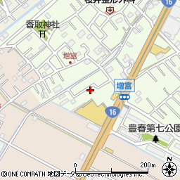 埼玉県春日部市増富173周辺の地図