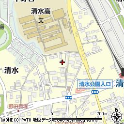 千葉県野田市清水457周辺の地図