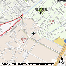 埼玉県春日部市増戸574周辺の地図