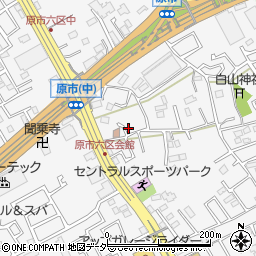 埼玉県上尾市原市4139-8周辺の地図
