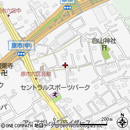 埼玉県上尾市原市4100周辺の地図