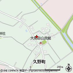 茨城県牛久市久野町436周辺の地図