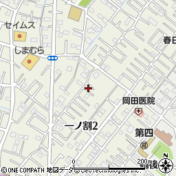埼玉県春日部市一ノ割2丁目2-29周辺の地図