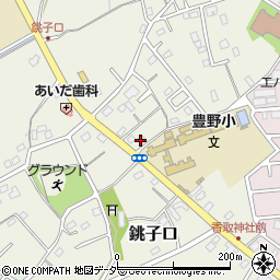 埼玉県春日部市銚子口1210周辺の地図