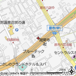 埼玉県上尾市原市601周辺の地図
