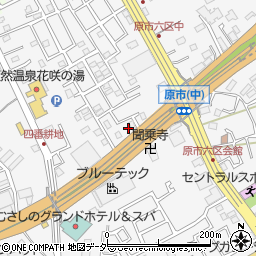 埼玉県上尾市原市601周辺の地図