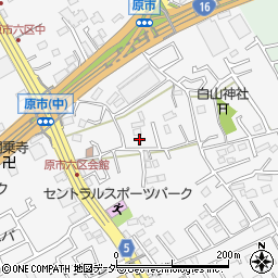 埼玉県上尾市原市4100-1周辺の地図