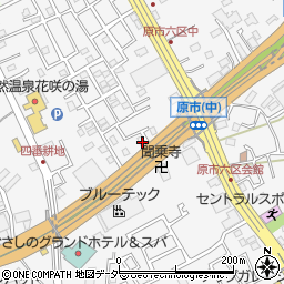 埼玉県上尾市原市601-5周辺の地図