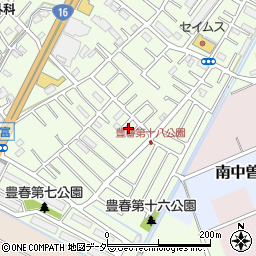 埼玉県春日部市増富256周辺の地図