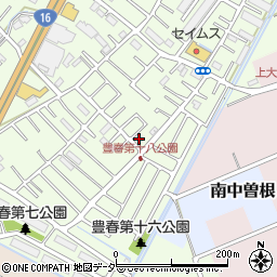 埼玉県春日部市増富389周辺の地図