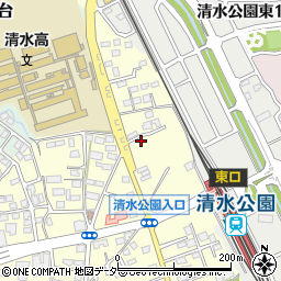 千葉県野田市清水416周辺の地図