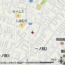 埼玉県春日部市一ノ割2丁目1-35周辺の地図