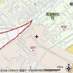 埼玉県春日部市増戸571周辺の地図