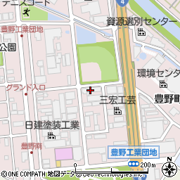 株式会社高橋監理　春日部本社建設本部周辺の地図
