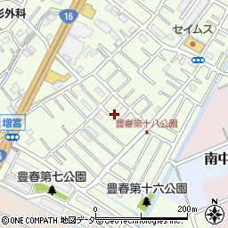 埼玉県春日部市増富260-5周辺の地図