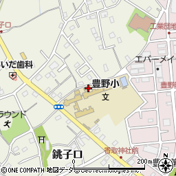 埼玉県春日部市銚子口1157周辺の地図