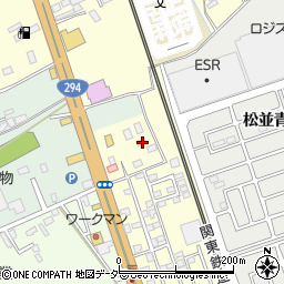 茨城県守谷市松並2020-35周辺の地図