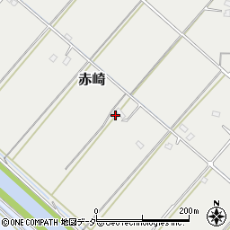 埼玉県春日部市赤崎477周辺の地図