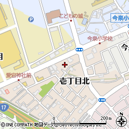 埼玉県上尾市壱丁目北7周辺の地図