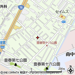 埼玉県春日部市増富258周辺の地図