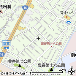 埼玉県春日部市増富260-1周辺の地図