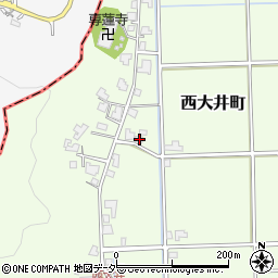 福井県鯖江市西大井町10-21周辺の地図