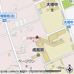 埼玉県春日部市上大増新田209周辺の地図