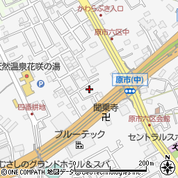 埼玉県上尾市原市610-3周辺の地図