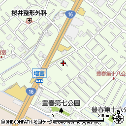 埼玉県春日部市増富292周辺の地図