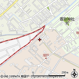 埼玉県春日部市増戸564周辺の地図