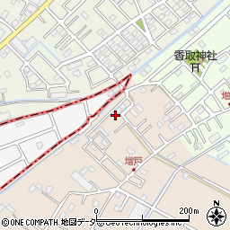 埼玉県春日部市増戸564周辺の地図