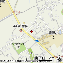 埼玉県春日部市銚子口1217周辺の地図