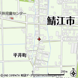 福井県鯖江市平井町周辺の地図