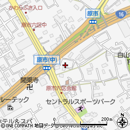 埼玉県上尾市原市4136周辺の地図