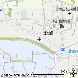 埼玉県坂戸市北峰106周辺の地図