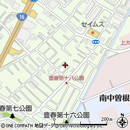 埼玉県春日部市増富378周辺の地図
