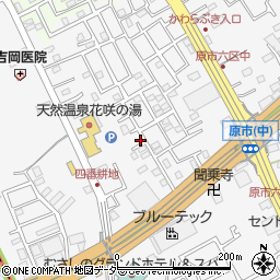 埼玉県上尾市原市579-2周辺の地図
