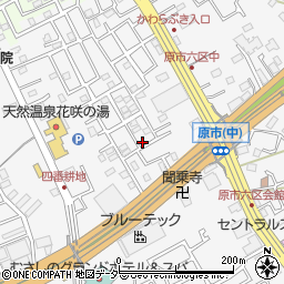 埼玉県上尾市原市611-18周辺の地図