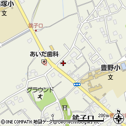 埼玉県春日部市銚子口1218周辺の地図