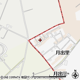 茨城県稲敷市月出里1367-12周辺の地図