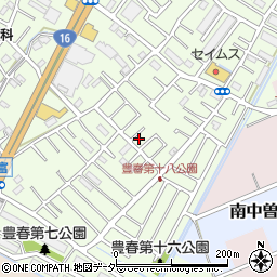 埼玉県春日部市増富386周辺の地図