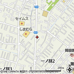 埼玉県春日部市一ノ割2丁目1-45周辺の地図