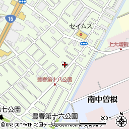 埼玉県春日部市増富376-4周辺の地図