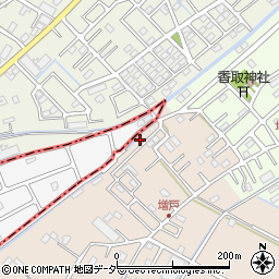 埼玉県春日部市増戸568周辺の地図