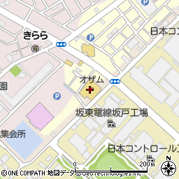 株式会社ニュー本庄　鮮魚部スーパーオザム坂戸店周辺の地図