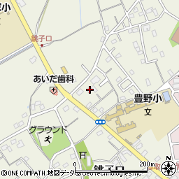 埼玉県春日部市銚子口1216周辺の地図