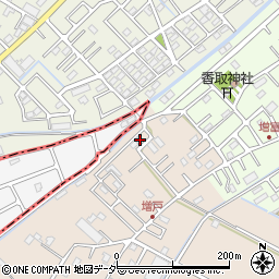 埼玉県春日部市増戸565周辺の地図