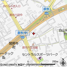 埼玉県上尾市原市4137周辺の地図